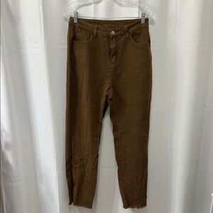 SHEIN Brown Wide Leg Pants